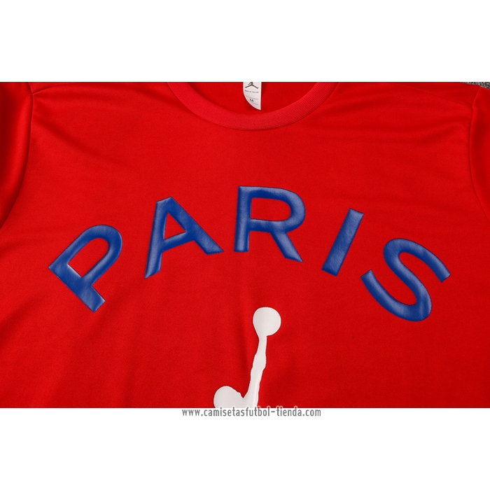Chandal del Paris Saint-Germain 2021 2022 Manga Corta Rojo